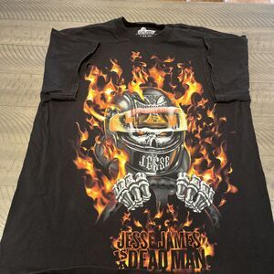 Jesse James is a Dead Man West Coast Choppers Tee Size Large black Merch READ